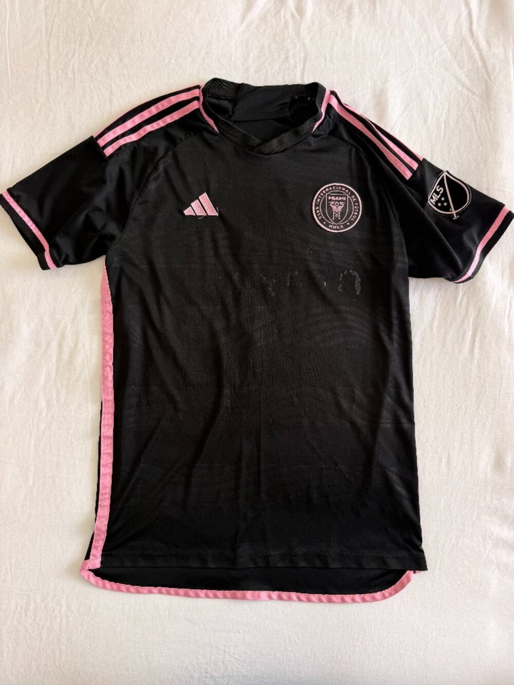 Inter Miami CF Lionel Messi #10 Away Jersey Black/Pink